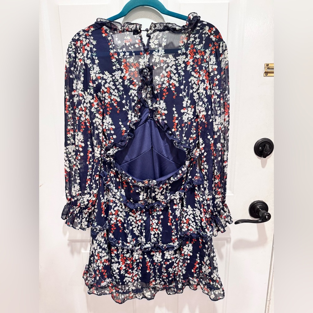 Floral Ruffle Dress - Picture 7 of 8